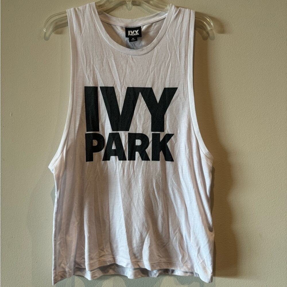 Ivy Park crew neck muscle tank top size medium